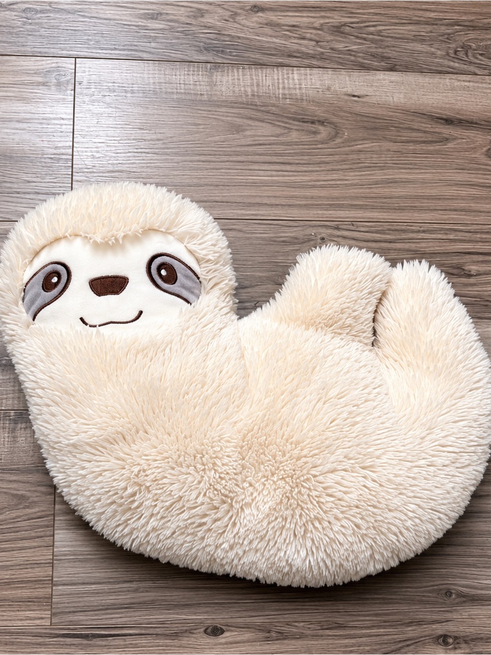Cozy sloth heated plush pillow/heating pad